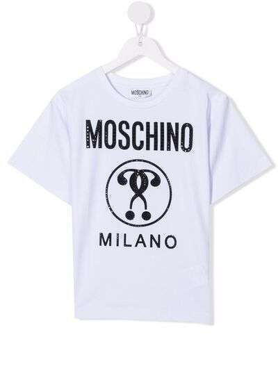Moschino Kids logo-print short-sleeved T-shirt