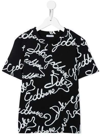 Dolce & Gabbana Kids футболка с принтом