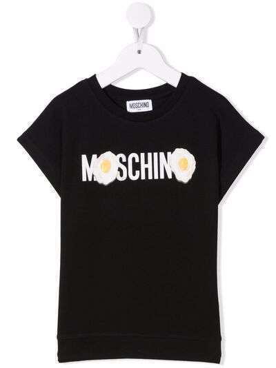 Moschino Kids футболка Sunny Side Egg