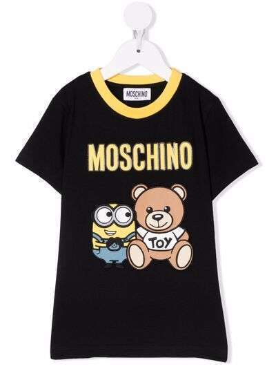 Moschino Kids футболка Teddy Bear x Minion