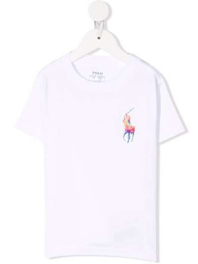 Ralph Lauren Kids футболка с вышивкой Polo Pony