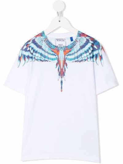 Marcelo Burlon County Of Milan Kids футболка с принтом Wings