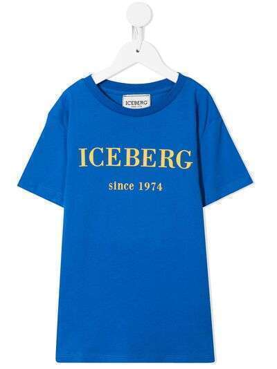 Iceberg Kids футболка с круглым вырезом и логотипом