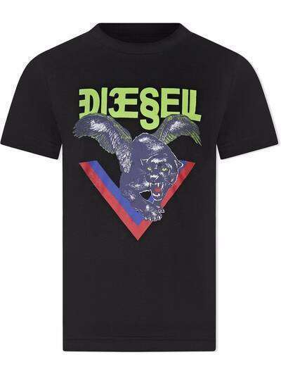 Diesel Kids футболка с логотипом