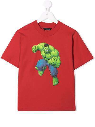 Balenciaga Kids футболка Hulk с короткими рукавами