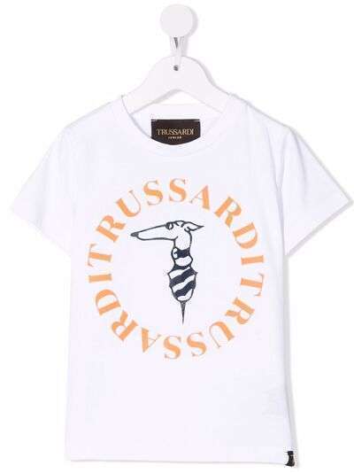 TRUSSARDI JUNIOR футболка с логотипом