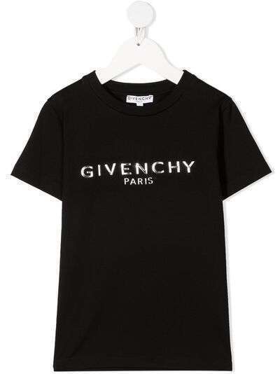 Givenchy Kids футболка с логотипом