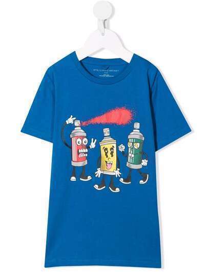 Stella McCartney Kids футболка с графичным принтом