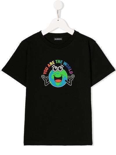 Balenciaga Kids футболка You Are The World