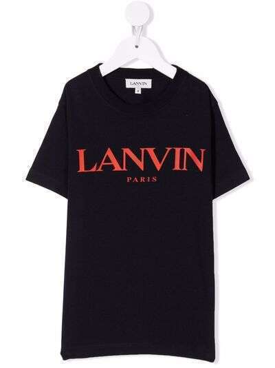 LANVIN Enfant футболка с логотипом