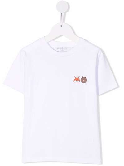 MAISON KITSUNE KIDS футболка из коллаборации с Line Friends