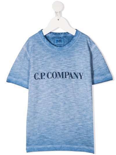 C.P. Company Kids футболка из джерси с логотипом