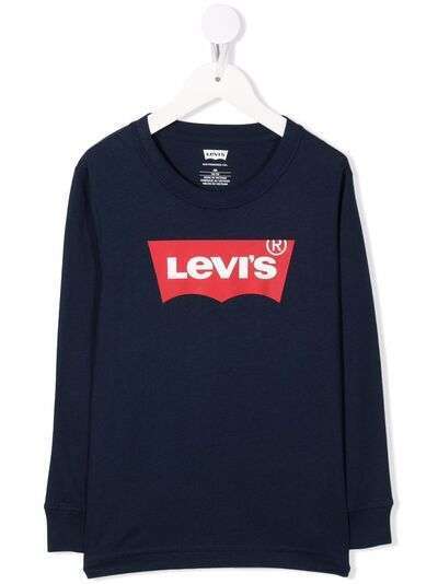 Levi's Kids топ с длинными рукавами и логотипом