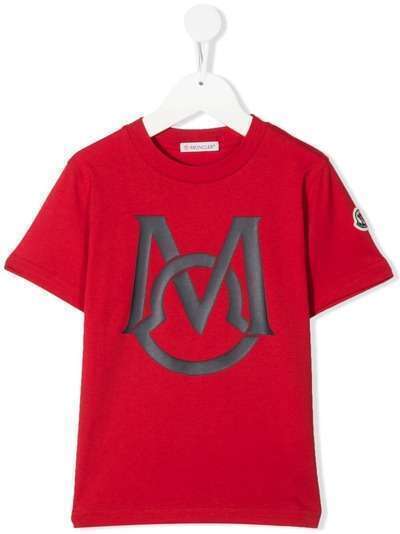 Moncler Enfant футболка с логотипом