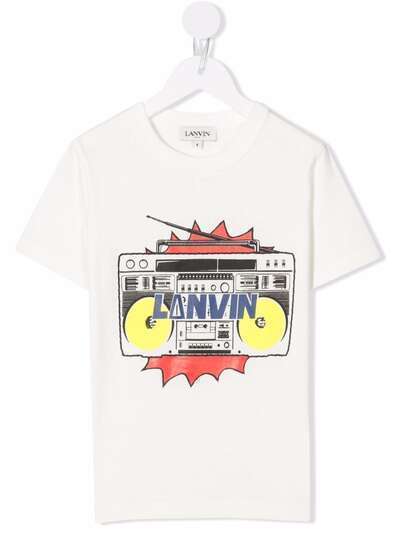 LANVIN Enfant футболка с графичным принтом