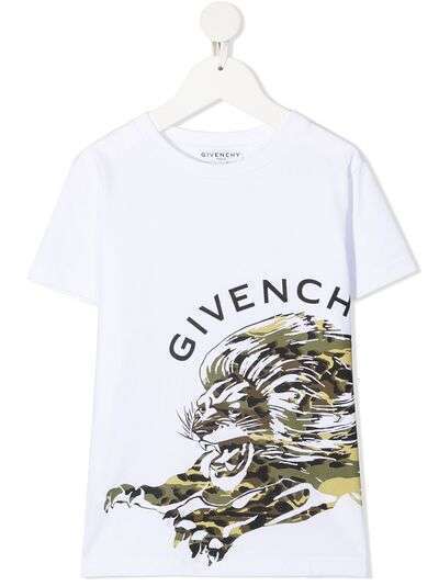 Givenchy Kids футболка с принтом