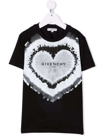 Givenchy Kids футболка с принтом