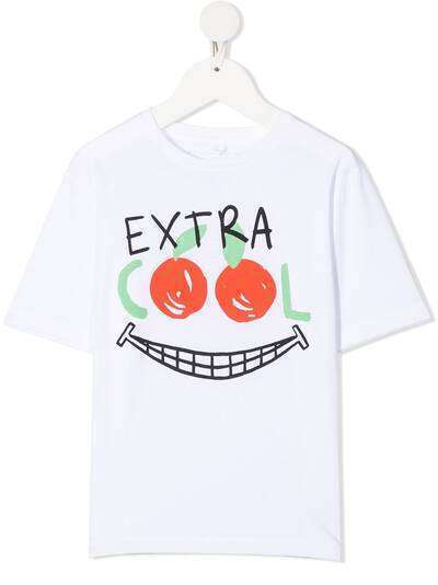 Stella McCartney Kids футболка с принтом Extra Cool