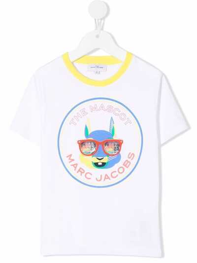 The Marc Jacobs Kids футболка из органического хлопка с принтом The Mascot