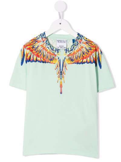 Marcelo Burlon County Of Milan Kids футболка с принтом Wings