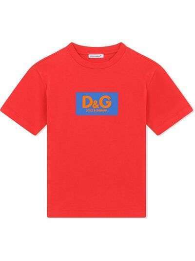 Dolce & Gabbana Kids футболка в стиле колор-блок