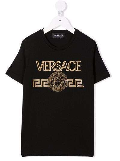 Versace Kids футболка с логотипом