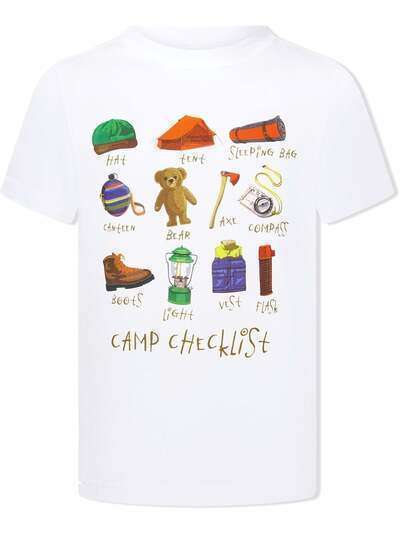 Ralph Lauren Kids футболка Camp Checklist