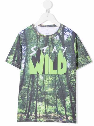 Stella McCartney Kids футболка Stay Wild