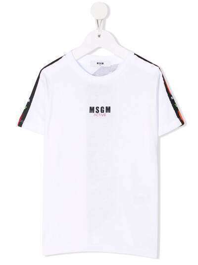 MSGM Kids logo-print cotton T-shirt