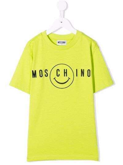 Moschino Kids футболка с логотипом