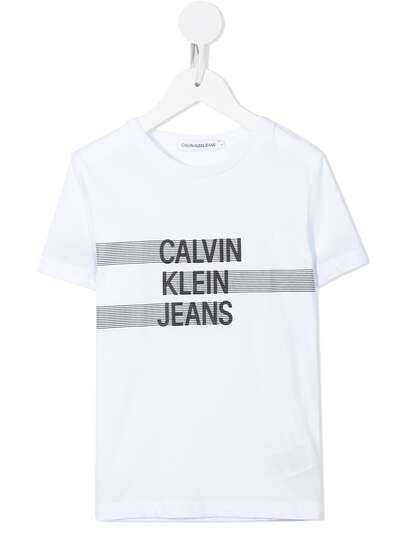 Calvin Klein Kids футболка с логотипом