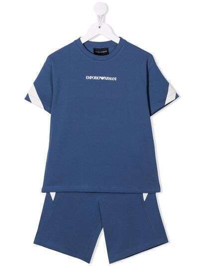 Emporio Armani Kids спортивный костюм с логотипом