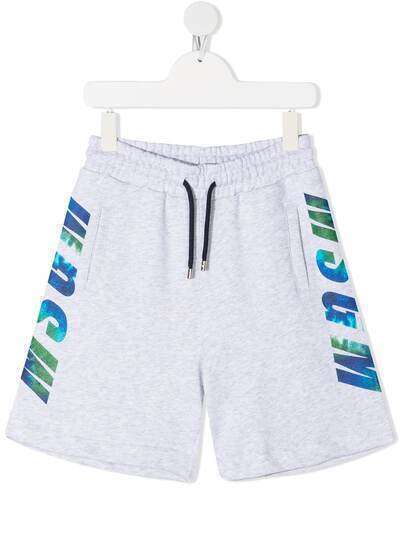 MSGM Kids спортивные шорты с логотипом