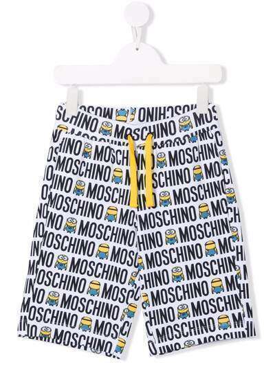 Moschino Kids шорты Minions с логотипом