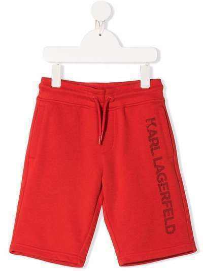 Karl Lagerfeld Kids спортивные шорты с логотипом