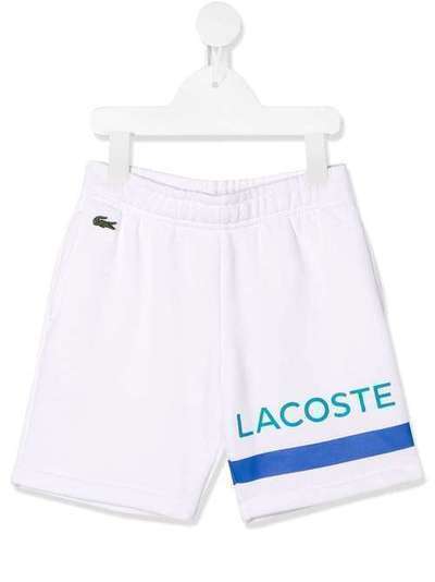 Lacoste Kids logo stripe shorts GJ328800MZM