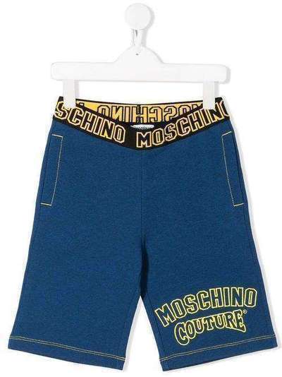 Moschino Kids шорты с логотипом HUQ004LCA18