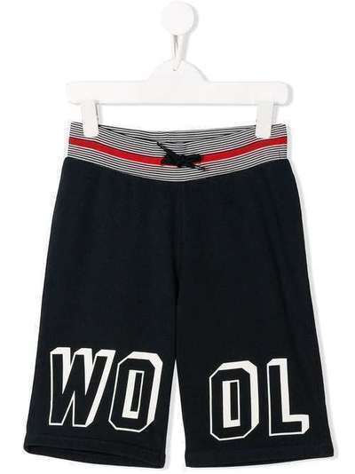 Woolrich Kids спортивные брюки с логотипом WKSHO0415