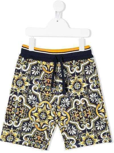Dolce & Gabbana Kids шорты с принтом L4JQD4HS7CU