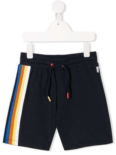Paul Smith Junior спортивные шорты с контрастными полосками 5Q25622492