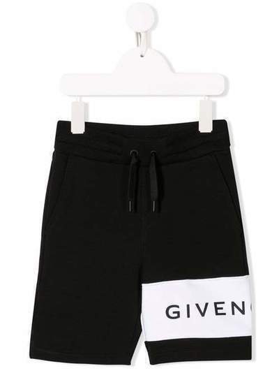 Givenchy Kids спортивные шорты с логотипом H2406509B