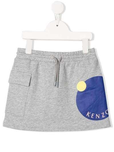 Kenzo Kids шорты с принтом и кулиской KQ27028