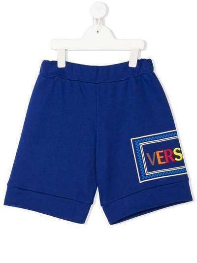 Young Versace шорты с вышитым логотипом YD000186YA00078