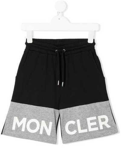 Moncler Kids шорты с кулиской и вставками 8H7182083907