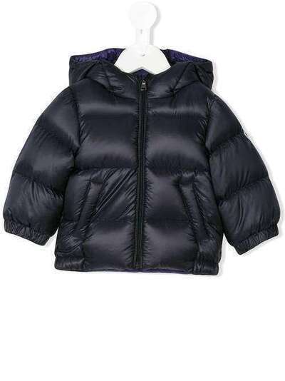 Moncler Kids стеганая куртка на молнии 418354953334