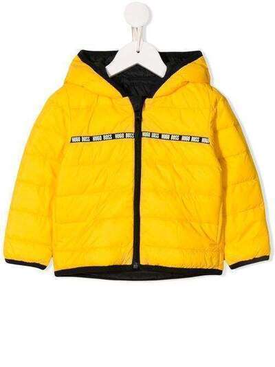 Boss Kids пуховая куртка с капюшоном J06200536