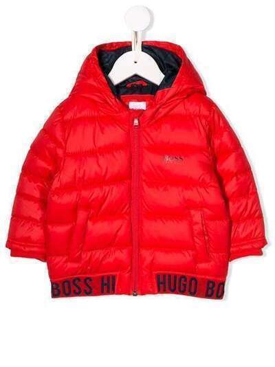 Boss Kids куртка-пуховик с логотипом J0619997E