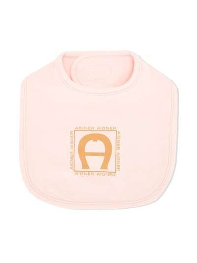 Aigner Kids нагрудник с логотипом