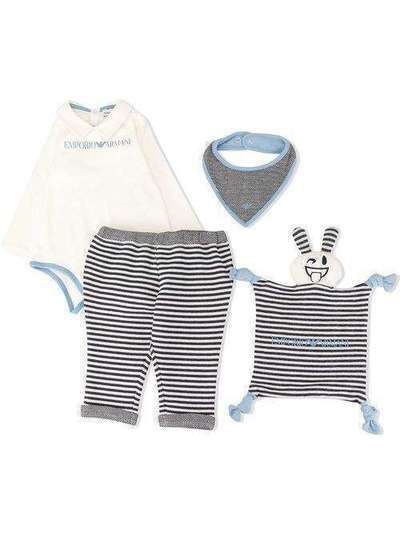 Emporio Armani Kids боди с длинными рукавами и логотипом 6GHV074JHGZ