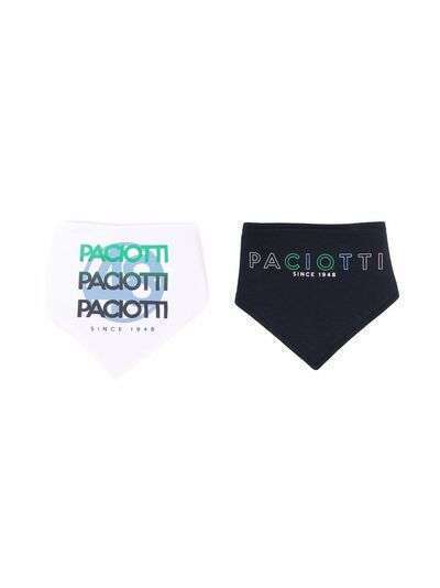 Cesare Paciotti 4Us Kids комплект из двух нагрудников с логотипом
